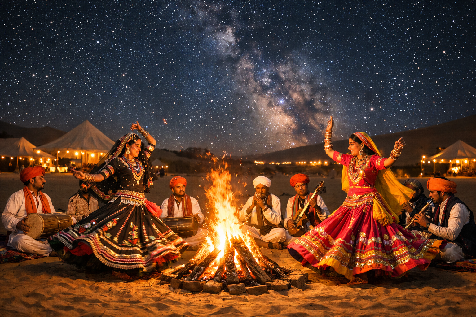 Cultural Evening at Desert Camp